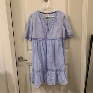 Baby Blue Knox Rose Dress